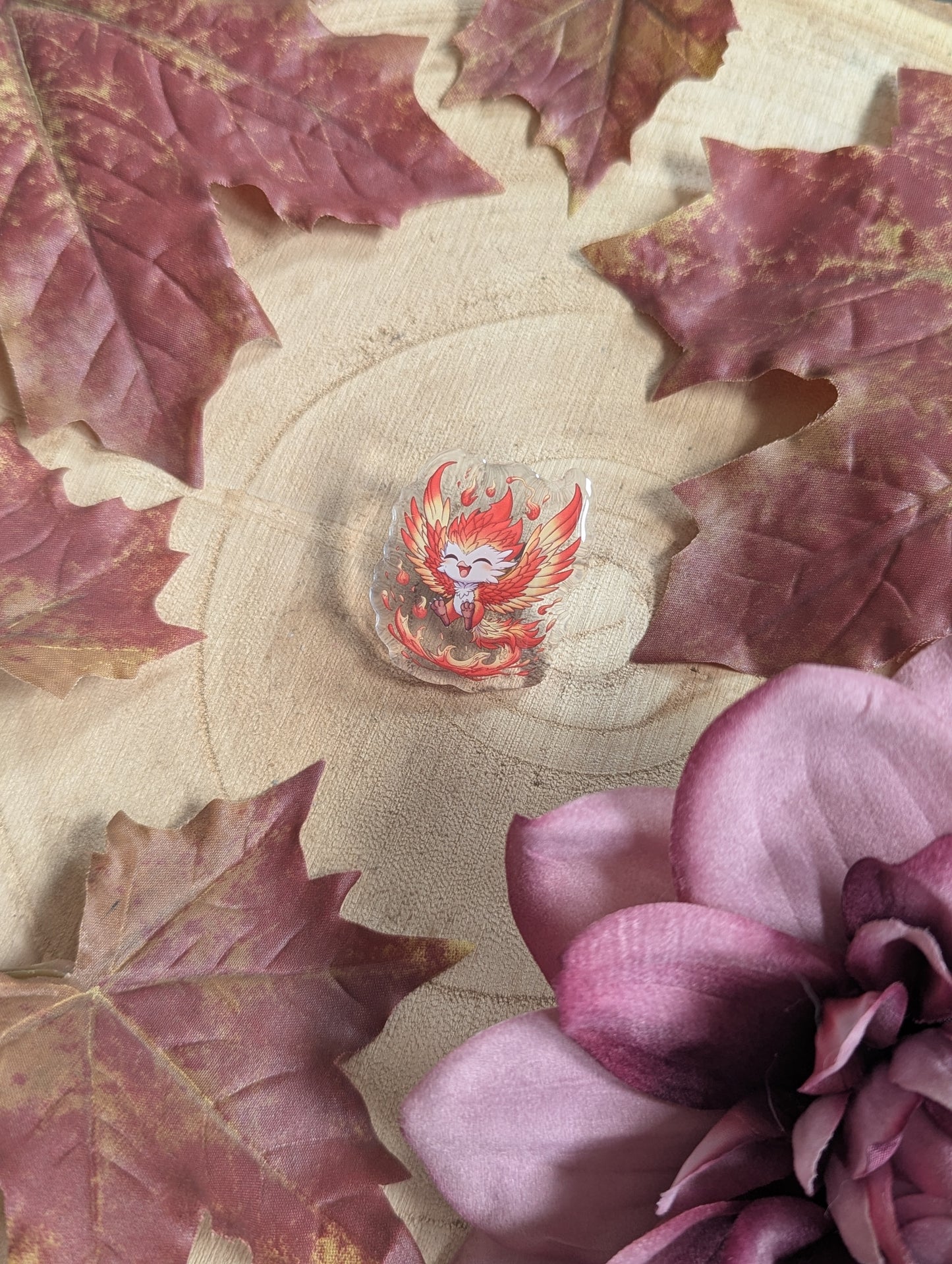 Pin - Phönix (rot)