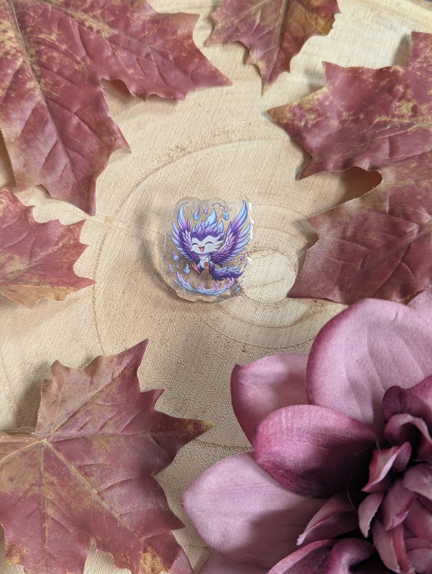 Pin - Phönix (lila)